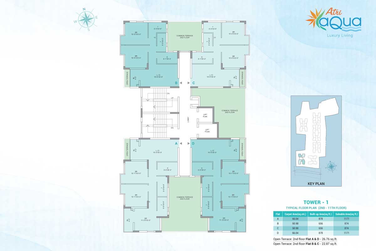 Atri Aqua Tower 1 Plan