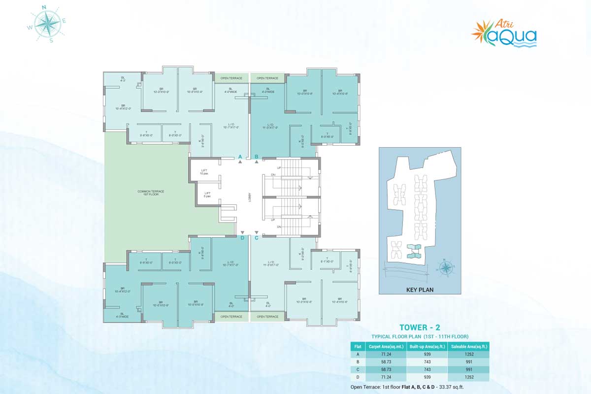 Atri Aqua Tower 2 Plan